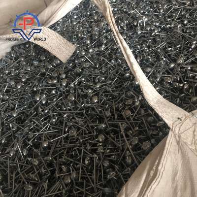 high quality china BWG 9 X 2.5" large big electro galvanized umbrella head roofing nail / nails