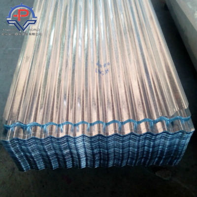 0.5 mm thick aluminum zinc roofing sheet / 0.6mm corrugated roofing sheet / corrugated steel sheet for silos